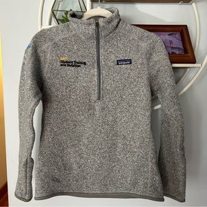 Patagonia Women's Small S Gray Grey Better Sweatet 1/4 Zip SAP